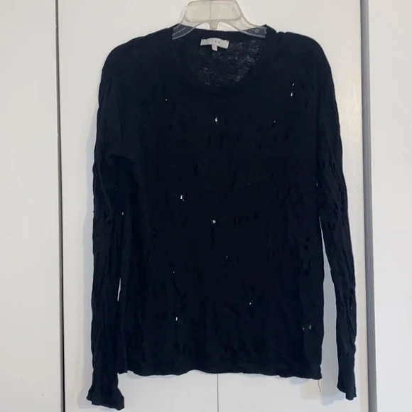 Iro Black Marvina Tee size L - Picture 8 of 12